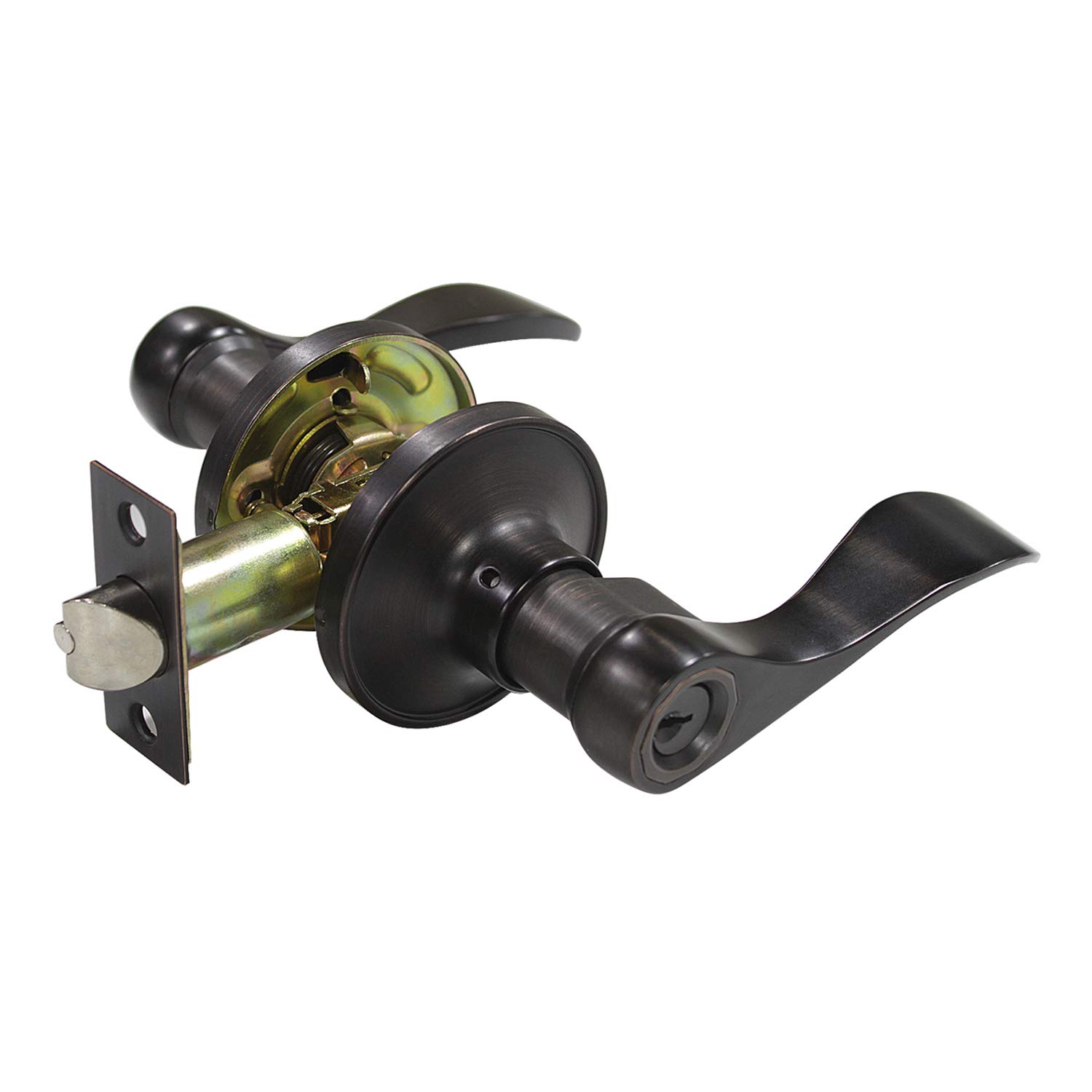 6 Pack Passage Door Levers Door Handle Sets Hallway Closet Door Lever Handle Without Key Door Levers For Left Right Handing Oil Rubbed Bronze Finish Drop Lever Shape Cjp Org In