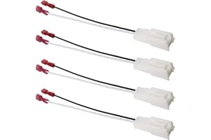 Fiegromech Car Door Speaker Wiring Harness Replacement for Toyota Camry Corolla Highlander RAV4 Tundra Avalon Lexus,4PCS Vehicle Dash Tweeter Speakers Adapter Connector