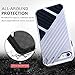 iPhone 7 Case, Apple iPhone 7 Case, WWW [Shockproof Series] Textured Pattern Grip Cover Bumper Case Shockproof Impact Resistance Cover for Apple iPhone 7 Silvery