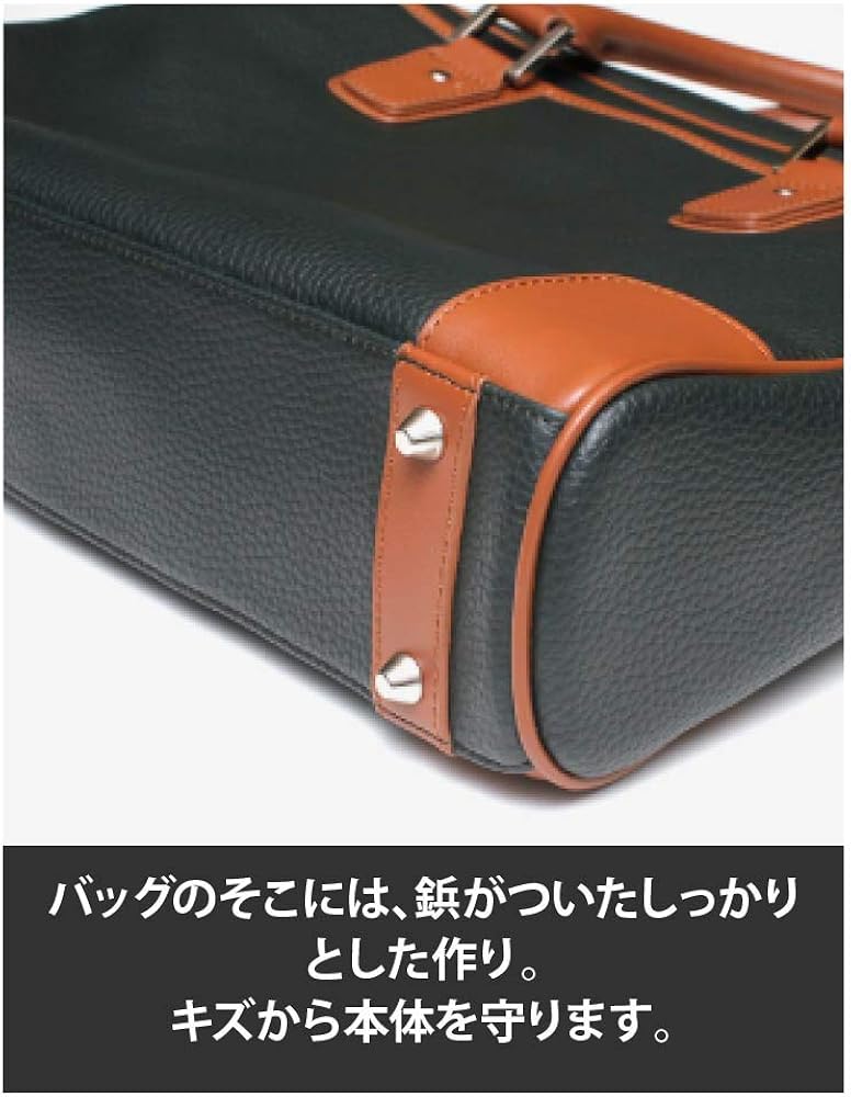 Amazon Co Jp ビジネスバッグ ブリーフケース 2way 本革 レザー メンズ オリーブ オリーブ ダークブラウン ギオネ シューズ バッグ