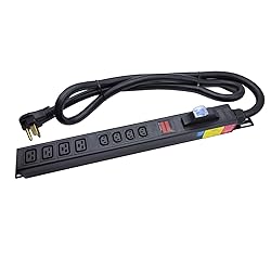 Data Center 240V 50Amp Server Cabinet L6-50P 8