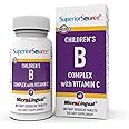 Superior Source Children?s B Complex with Vitamin C - Multivitamin for Heart Health Support - Folic Acid Supplement for Kids - Immune Support Formula with Vitamin C - 60 Instant Dissolve Tablets