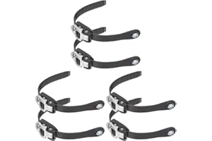 Toddmomy 6 Pcs Roller Skate Energy Belt Strap with Buckle Snowboard Binding Straps Skating Shoes Straps Part