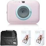 LG PC389P Pocket Photo Snap Instant Camera and