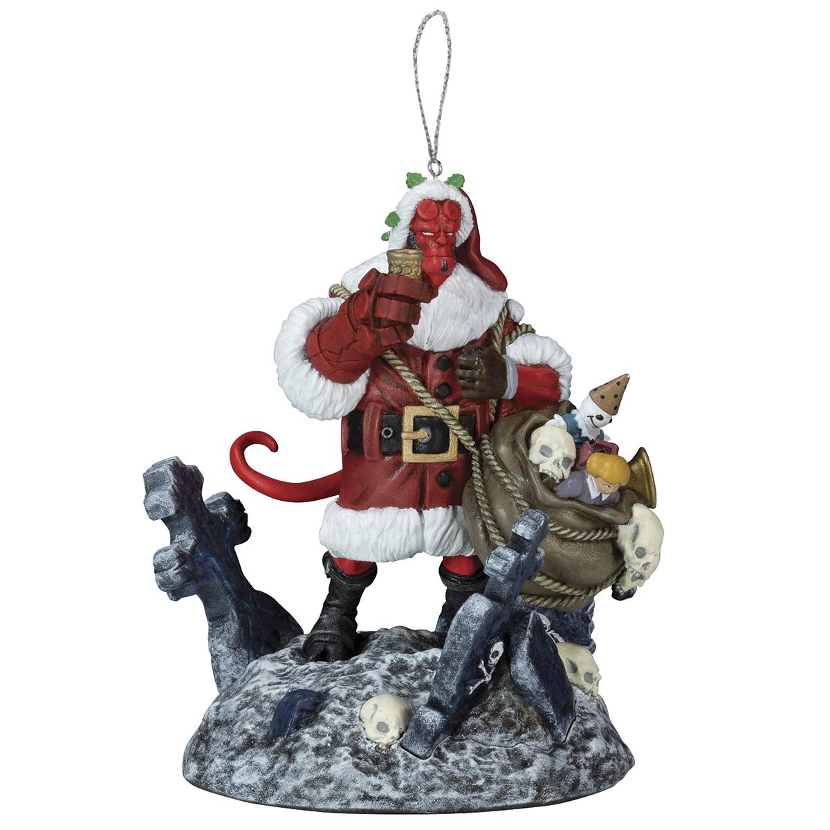 Photo 1 of Dark Horse Deluxe Hellboy Holiday Ornament, Multicolor