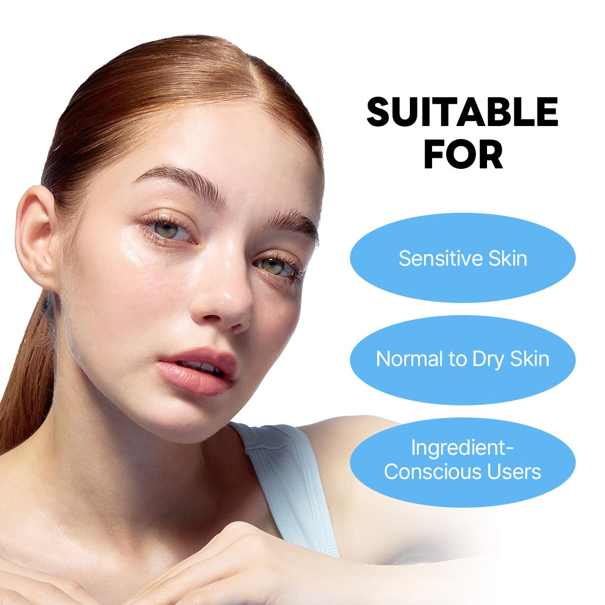 ROUND LAB 1025 Dokdo Cream 2.71 Fl Oz, 48-Hour Deep Hydrating Face Moisturizer for Acne-Prone, Redness and Sensitive Skin with Ceramide, Skin Barrier Repair Face Cream, No Fragrance, Korean Skin Care