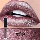 Froomer Metallic Matte Lipstick Metal Long Lasting Waterproof Lip Gloss (#9)