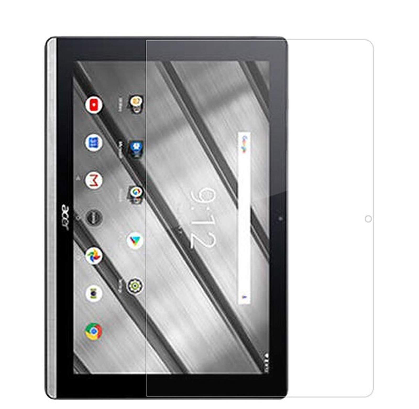 Lobwerk Tempered Glass Screen Protector for Acer Iconia One B3-A50 10 Inch Screen Protector Bubble-Free transparent 2x Klar