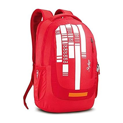 Skybags Lazer 02 Red Laptop Backpack