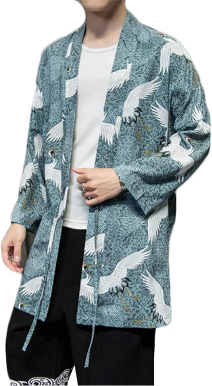 グードコ サマー カーディガン メンズ トップス 半袖 和式パーカー 七分袖 日焼け止めシャツ 大きいサイズ ロングシャツ 薄手 ジャケット カッコイイ カーディガン 通販 Amazon