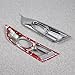 Beautost for Honda CR-V CRV EX/EX-L/Touring Model 2017 2018 2019 Chrome Front Fog Light Lamp Cover Trims