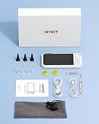 Anykit Digital Otoscope with Gyroscope, 4-inch IPS