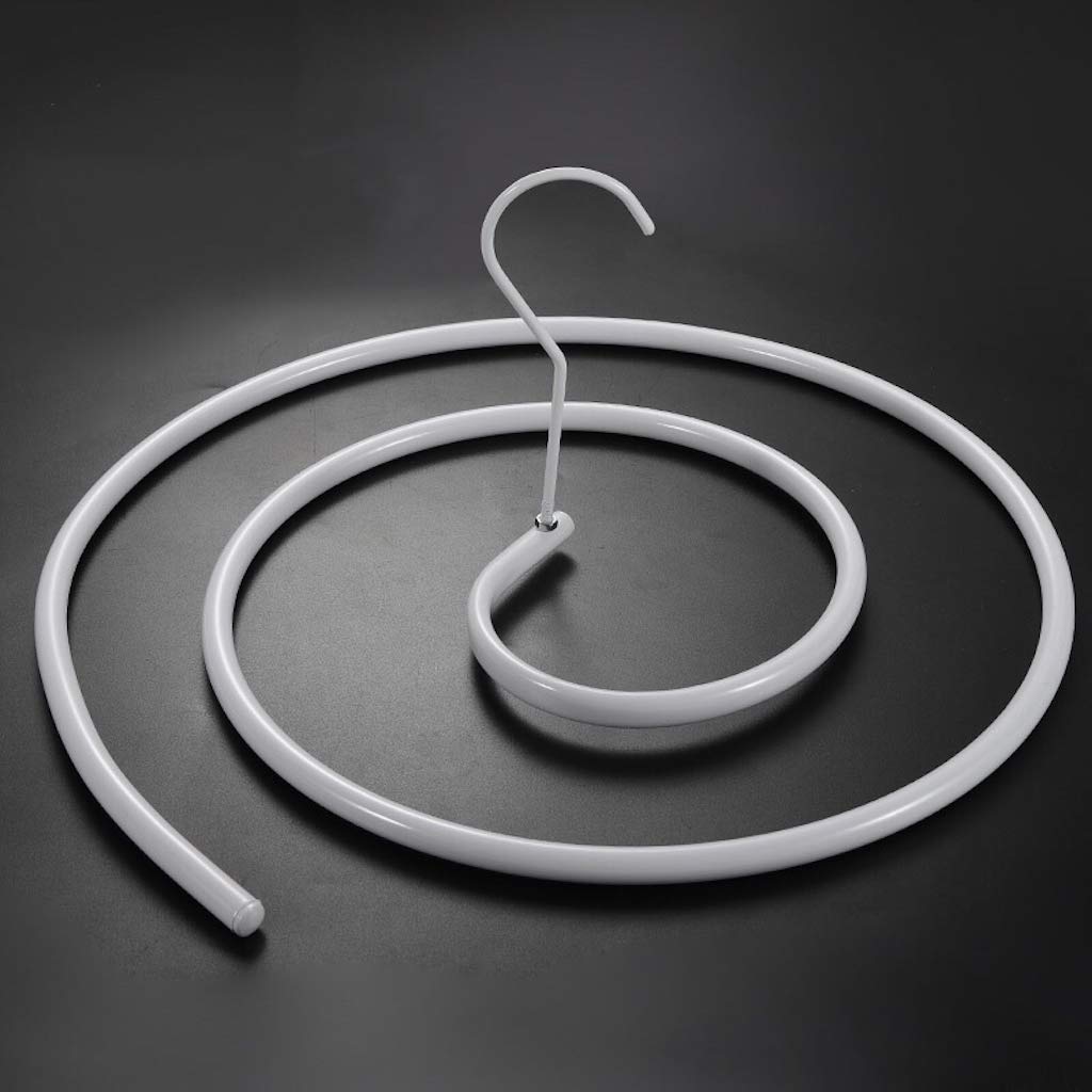 JoomUr Blanket Hangers, Spiral Shaped Hangers by JunmeUir,Sun-dried quilts Dry Clothes Bed Sheets MattressWashing Drying Hangers Space Saving Dryer Hanger (Round)