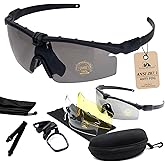 ToopMount Sports Goggles Anti Fog Glasses Sunglasses with 3 Interchangeable Lens