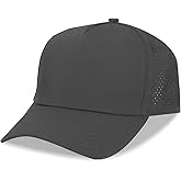 Oversize XL XXL Men Quick Dry Baseball Cap Water-Resistant Performance Laser Cut Mesh Snapback Hat for Big Heads 23.5"-26"