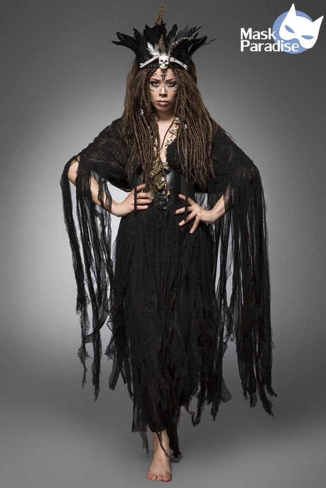 Mask Paradise XS-L Adult Costume XS-XL Black