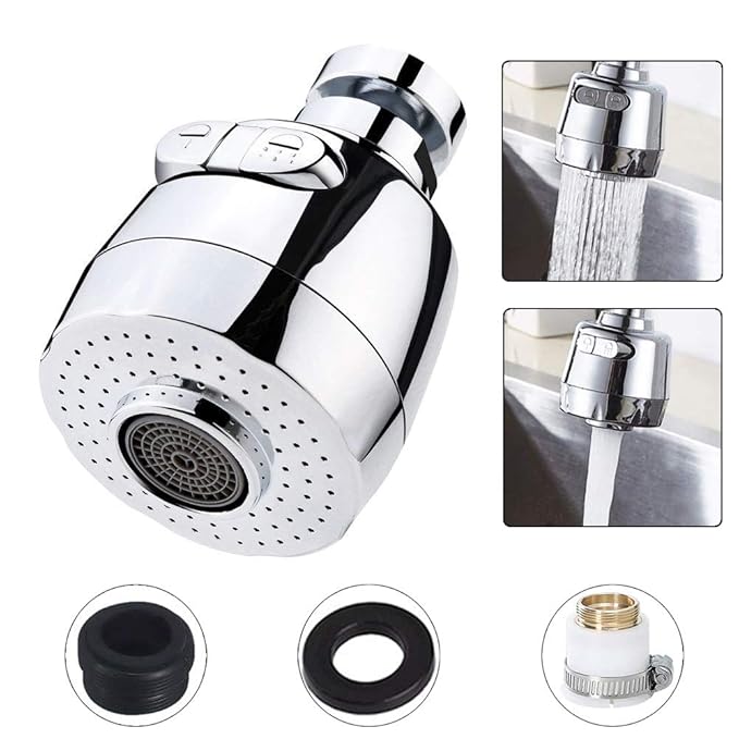Inmorven Faucet Spray Head 360° Swivel, Tap Aerators Extension Device