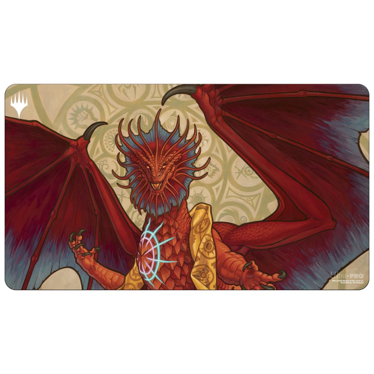 Ultra PRO - MTG Murders at Karlov Manor Playmat Niv-Mizzet, Guildpact, Durable Tabletop Professional Card Game Desk Mat Accessories MTG Collector's Item