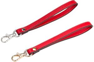 AAStraps Wristlet Strap, Genuine Leather KeyChain Hand wrist Strap for Clutch Wallet Cellphone Key with Golden Lock