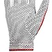GH Women's Leather Golf Gloves One Pair - Heart Patterned Both Hands (Red, 20 (M))