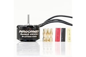 RHINOESC RhinoCrawler Crawler 3524 Outrunner Brushless Motor for 1/10 1/12 AM32 ESC40A RC Crawler Car Axial SCX10 Traxxas TRX-4 TRX-6 Tamiya (RM-S12 1900KV Motor)