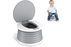 VISATOR Portable Potty for Toddler Travel Foldable Potty Seat for Toddler Training Toilet for Kids Boys Girls Car On The Go Potty Travel Toilet Chair for Camping Park Indoor/Outdoor