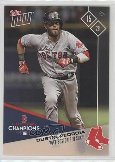 Amazon Dustin Pedroia Baseball Card 2017 Topps Now Topps 