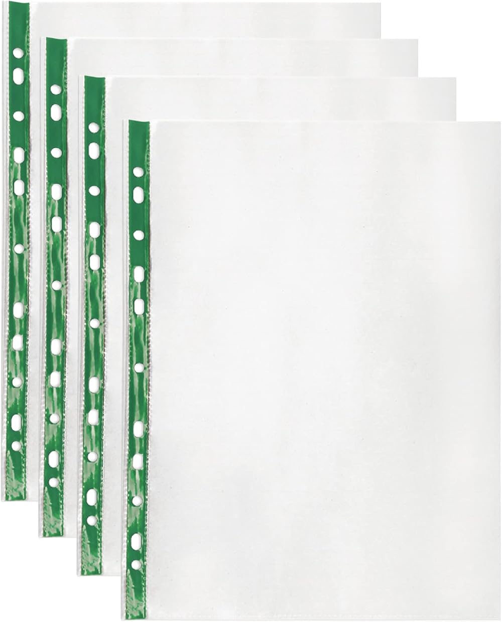 G4Gadget 200 Quality Punched Pockets A4 50 Micron Crystal Clear