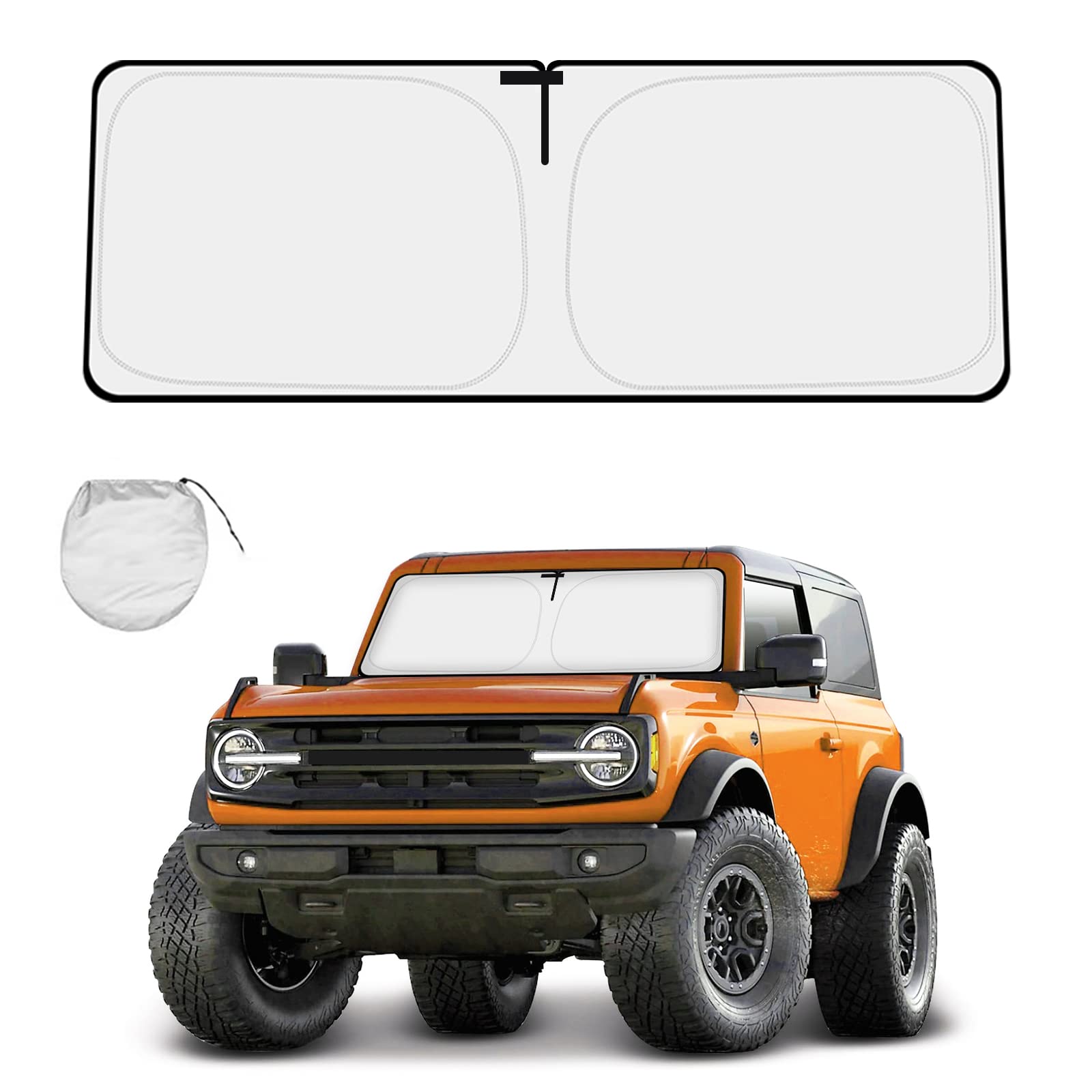 Ford Bronco Windshield Sun Shadenull