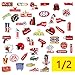 QWDDECO Sticker Pack [102 pcs] Vinyl Stickers for Laptop,Skateboard,Bike,Luggage,PS4,Xbos one,iPhone-Party Favors for Adults,Teens,Boys and Girls-Graffiti Decal-Waterproof