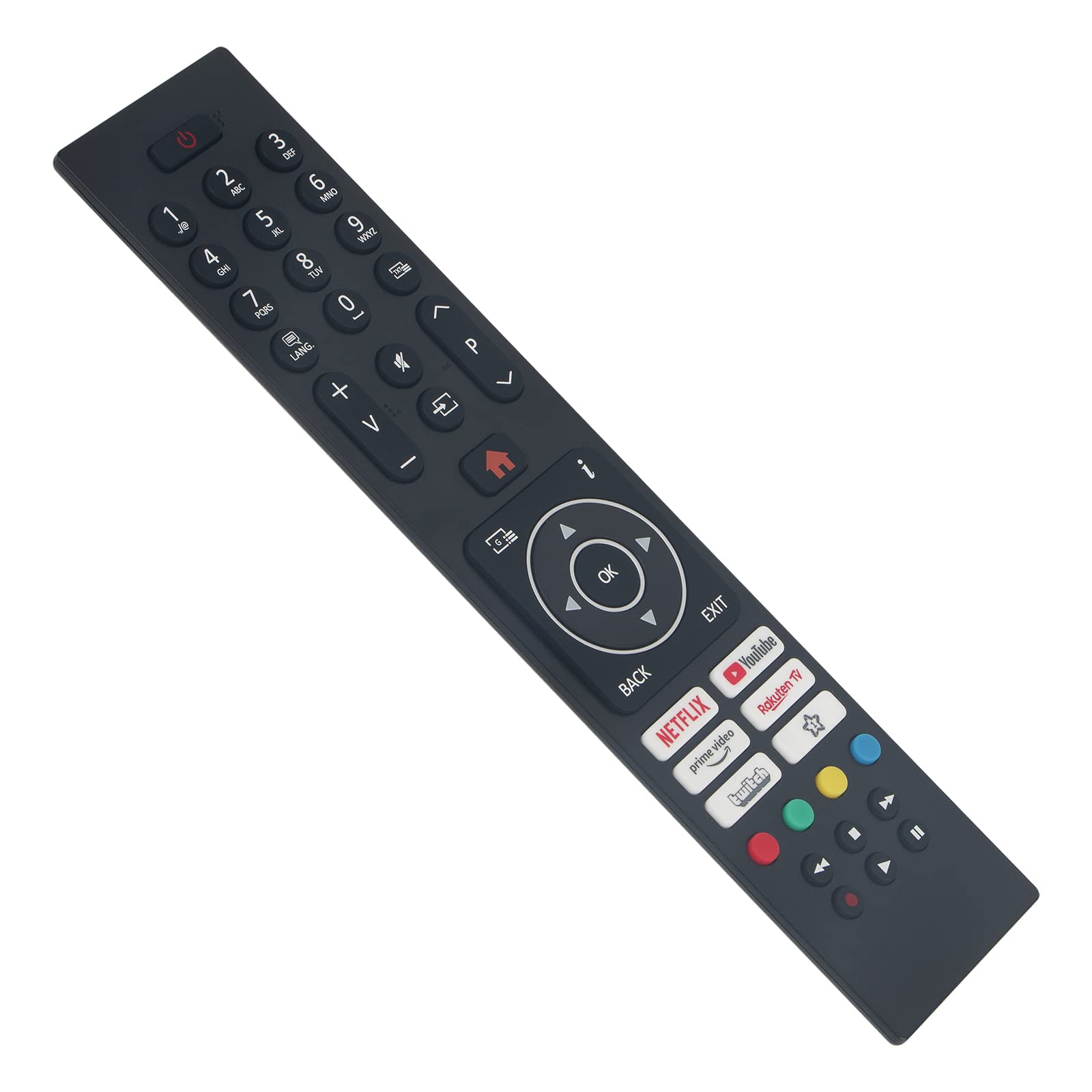 VINABTY RC45135P Replaced Remote Control fit for VESTEL JVC Hitachi TV with Shortcut Keys