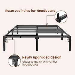 GarveeHome 14 Inch King Bed Frame, Heavy Duty Metal