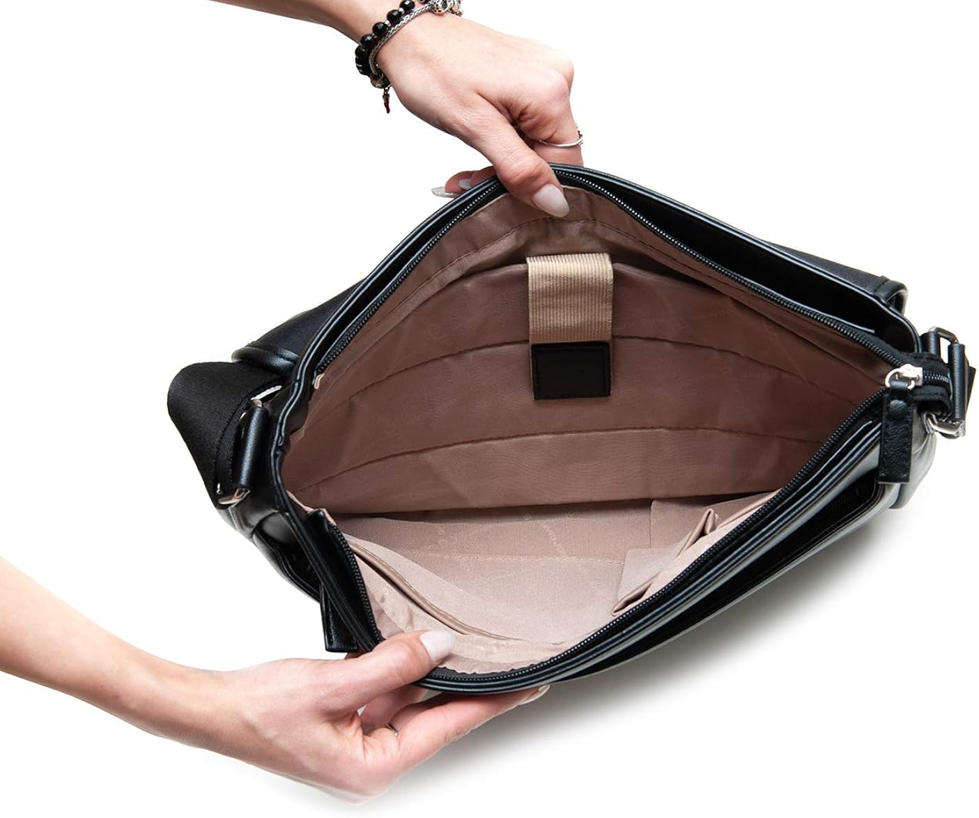 David Jones Borsa tracolla uomo nero valigetta portadocumenti lavoro affari  business Borse urban-earth.co.uk