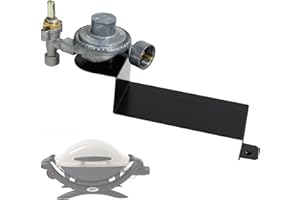 WUVYFWN Valve Regulator 64865 for Weber Q2000 Weber Q2200 Series Gas Grills,Replaces 53060001 54060301 396002 566001 566002 Compatible with Weber q regulator Gas Grill Replacement Valve Regulator Assembly