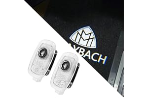ORALSIM 2PCS Car Door Logo Lights Projector Non-fading LED Puddle Lamp Compatible For Maybach Accessories W221s280 s300 s350 s400 s450 s500 s600 s63 s65 s250 s320 s420
