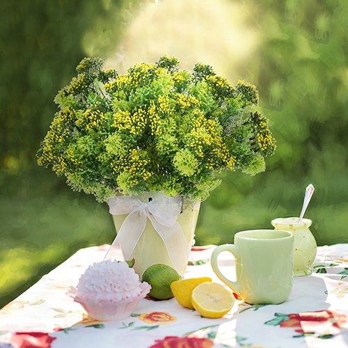 Artificial Plants (6pcs) Artificial Greenery Makes The Environment More Lively, Often Used in Farmhouse Decor and Artificial Outdoor Plants Decor - Thumbnail 4