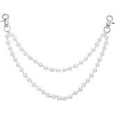 SHENLIU Wallet Chains Ceramic Bead Waist Chain Bohemian Pants Chains for Men Women, Clothing Bag Accessories