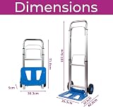 Neo Heavy Duty Aluminium Folding Sack Trolley 100 kg Extendable Handle view 6