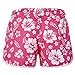 MEATHY Women's Floral Boardshort Elastic Waistband Beach Shorts With Drawstring