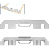 2PCS 6-in-1 Framing Tools, Adjustable Stud Layout Tool, Cast Aluminum | Fits 12, 14, 16, 18, 20 and 24 in on-center Spacing; 100% Cast Aluminum Framing Spacing Tool for Accurate Layouts.