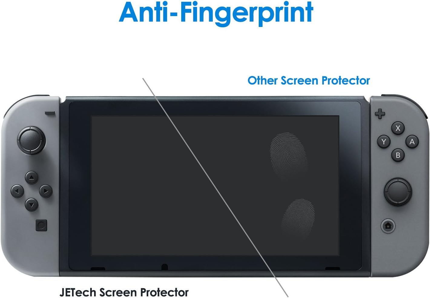 JETech Protector de Pantalla Compatible Nintendo Switch 2017, Vidrio