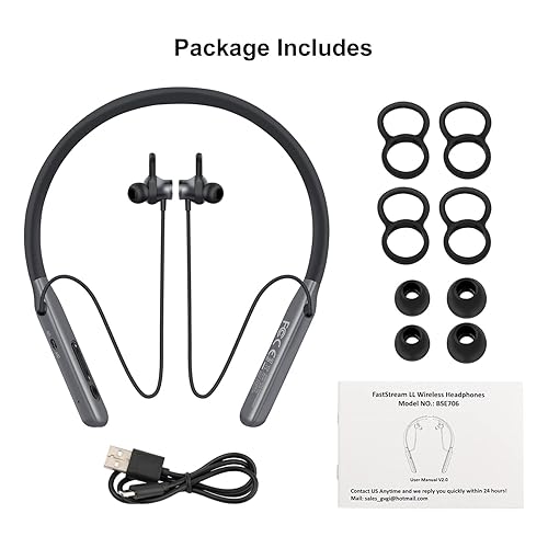 BANIGIPA Bluetooth Headphones Earbuds for TV Watching, Wireless