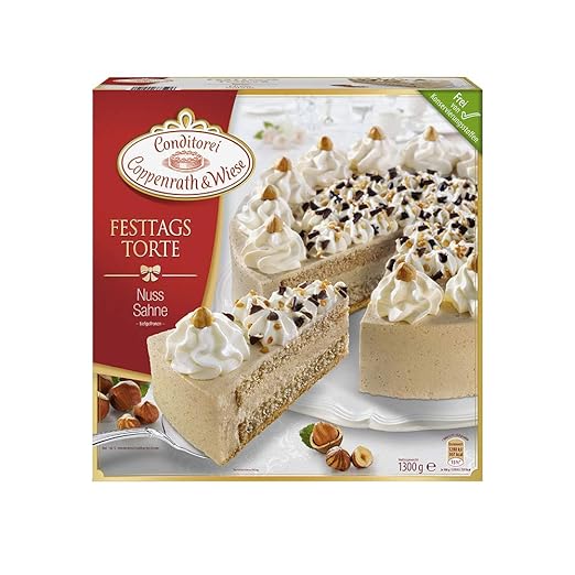 Nuss Sahne Torte Festtagstorte Conditorei Coppenrath Wiese 1300 Gramm Tiefgefroren Amazon De Grocery