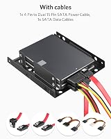 Inateck SSD Mounting Bracket 2.5 to 3.5 SATA Cable Power Splitter ST1002S view 4