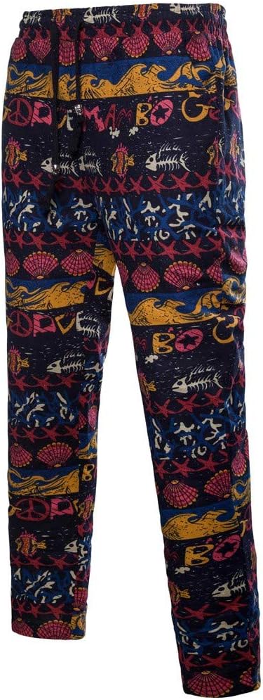 Mens Casual Harem Trousers Slacks Jogger Sweatpants Sportwear Baggy Comfy Pants Jimmkey Yoga Pants Fashion Martial Arts, Gym, Festival Lounge Wear Hippie Trousers for Mens Size M-5XL