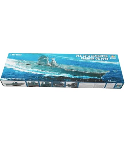 Amazon.com: Trumpeter 1/350 USS Essex CV9 Aircraft Carrier Model