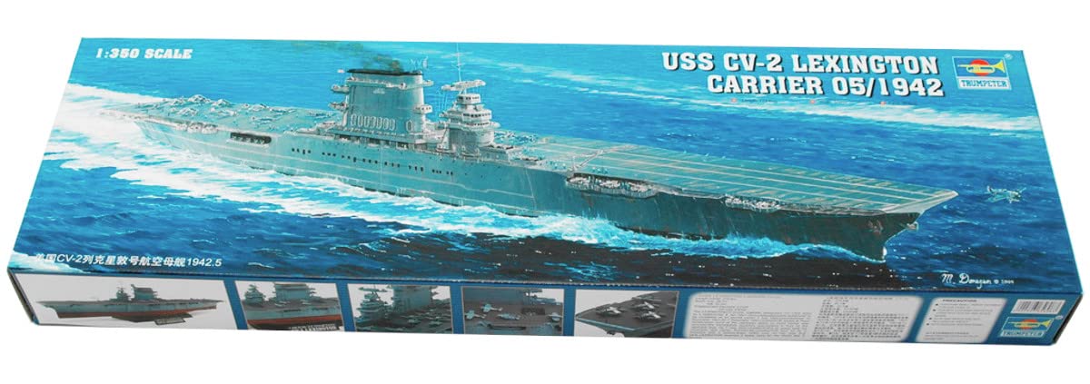 Trumpeter 1:350 - USS Lexingto Aircraft Carrier CV-2 (1942)