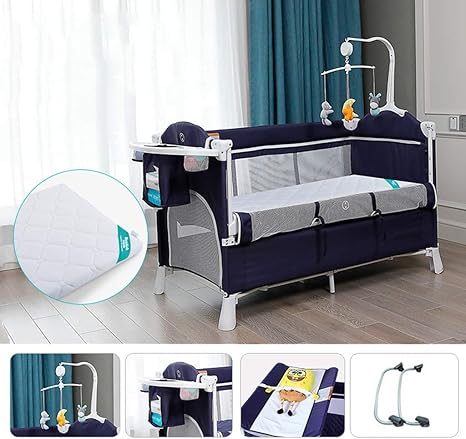 cot bed and changing unit set