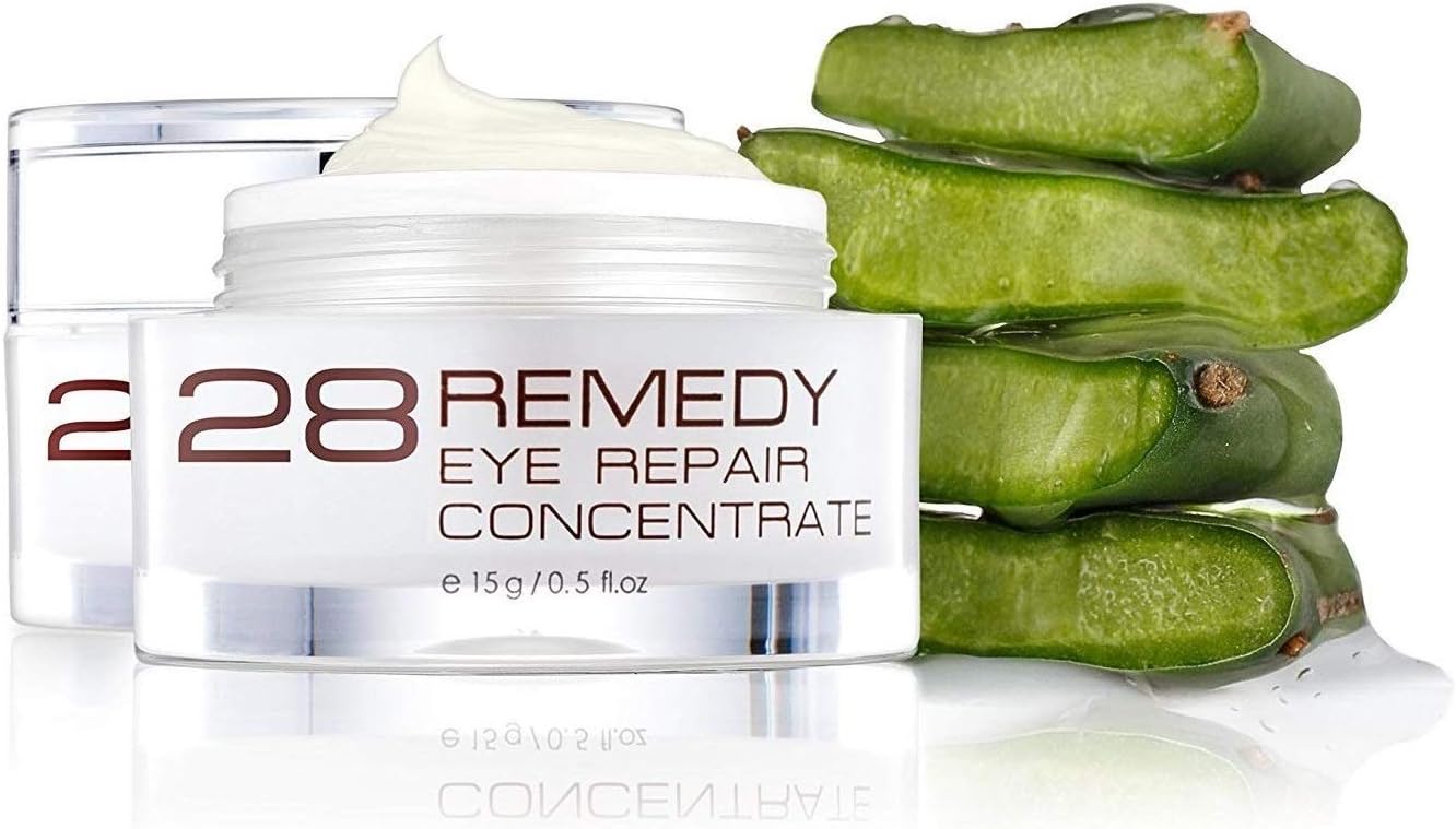 Korean Cosmetics NOTS 28 Remedy Eye Repair Concentrate - Anti-Aging Eye Cream + Intensively Care Wrinkles + For Dark Circles (Eye Repair Cream)