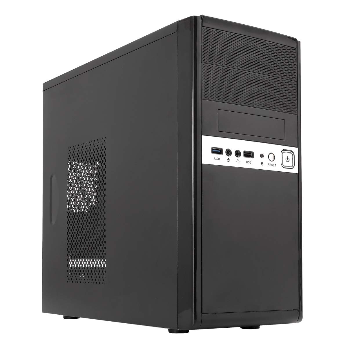 Unyka UK-6011 – Computer Case (Mini-Tower, PC, SECC, SGCC, 500 W, Top) Black